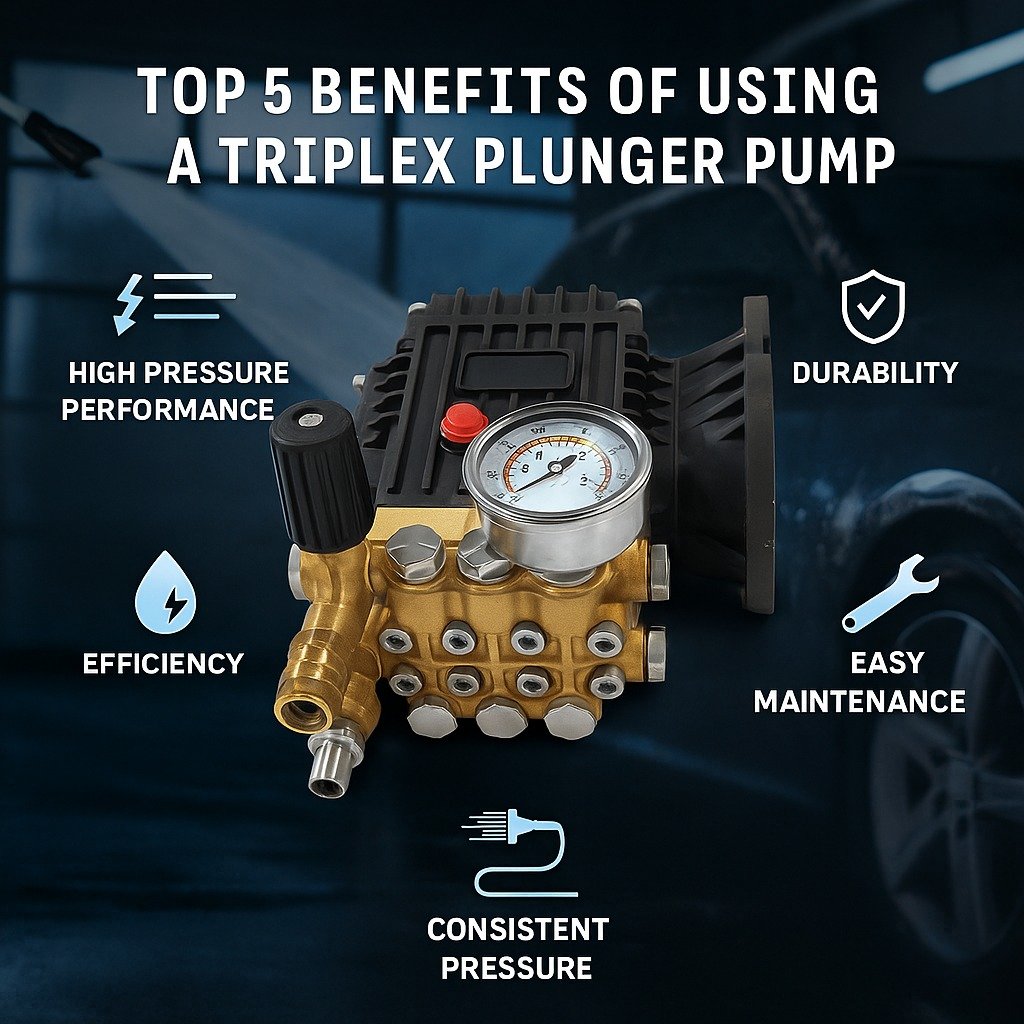 Top 5 Benefits of Triplex Plunger Pump in Pressure Washers
